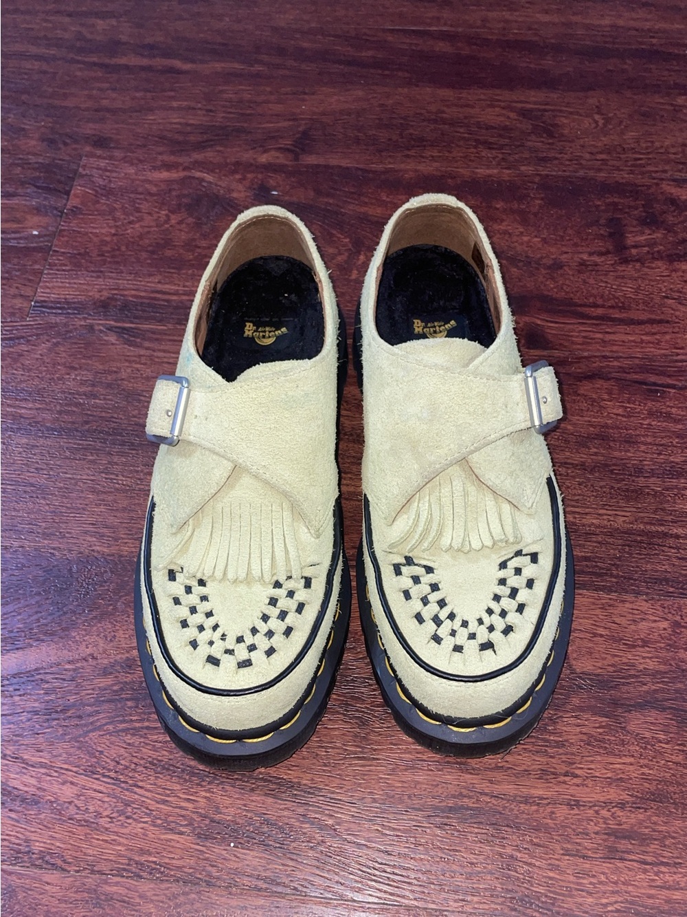 Dr Martens Ramsey Suede Kiltie buckle creepers